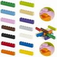 thumbnail image 3 of 20Pcs MOC Parts 3009 Brick 1 x 6 Compatible DIY Assmble Building Blocks Particle Kid Brain Puzzle Toy Birthdays Gift 3009-Purple, 3 of 6