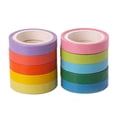thumbnail image 4 of 30Pcs Decorative Adhesive DIY Scrapbooking Diary Masking Washi Tape Stationery Easy to Tear  Paper rainbow tape, 4 of 7