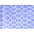 thumbnail image 1 of Ahgly Company Indoor Rectangle Trellis Blue Modern Area Rugs, 4' x 6', 1 of 4