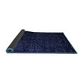 thumbnail image 2 of Ahgly Company Indoor Square Abstract Blue Modern Area Rugs, 5' Square, 2 of 4