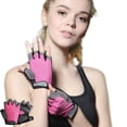 thumbnail image 2 of Profesional gimnasio Fitness transpirable antideslizante mujeres hombres medio dedo verano pesca ciclismo guantes sin dedos mujer bicicleta Deng Xun unisex, 2 of 2