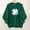 *Green 02, variant on ClodeEU Women St. Patrick's Day Clover Print Sweatshirt，Long Sleeve Round Neck Casual Fashion Pullover Green 02,Womens Plus XXL