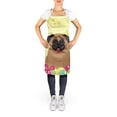 thumbnail image 2 of Carolines Treasures BB6005APRON Easter Eggs Pug Brown Apron Large multicolor, 2 of 4