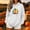 White, variant on ABSUYY Womens Green Fall Pumpkin Graphic Pullover Hoodie Long Sleeve Casual Sweatshirt with Kangaroo Pocket,Size L
