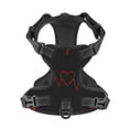 thumbnail image 4 of Picia Cardiogram and Heart No-Pull Dog Harness Reflective Front Clip Vest with Handle,Step-in Air Dog Harness,Adjustable 2 Metal Rings 4 Buckles,Easy to Put on & Take Off, 4 of 9