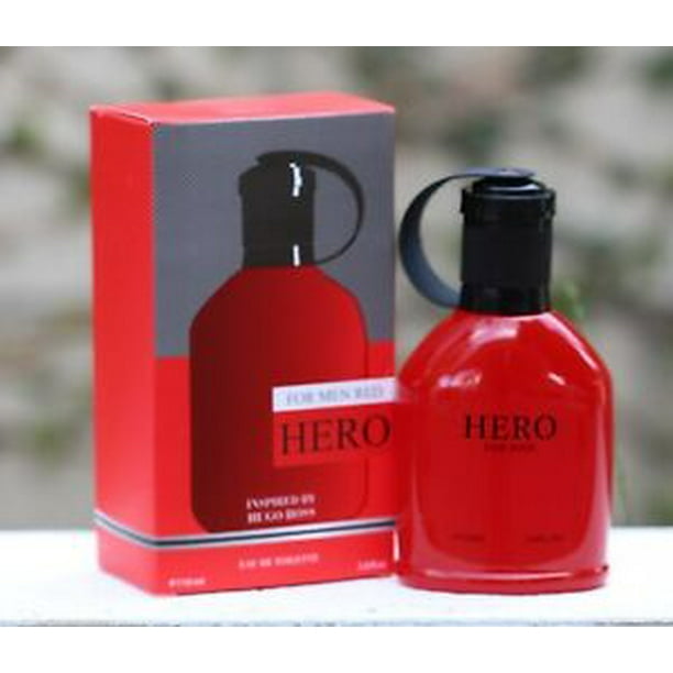 Ser amado préstamo Evacuación Hero Eau de Toilette For Men's Inspired By Hugo Boss Red 3.4 fl. oz -  Walmart.com