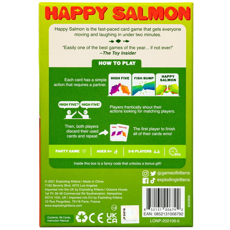 Happy Salmon Party Game 