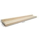 thumbnail image 2 of Repisa con Ceja Muebles GM 120 cm Madera de Pino Sin Pintar, 2 of 2
