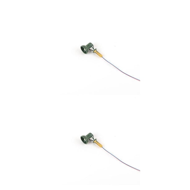 Matsuzay Modelo de lámpara de vía férrea para exteriores, clásica, a escala 1:87, farola, edificio Simple, luz LED para parque, diseño de Type5 NO5