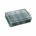 thumbnail image 2 of XIBUFE 2026 New Screw Organizer Storage Bin Hardware Storage Box Garage Removable with Lid Workbench Tool Box Small Parts Organizer for Bolts for Garage,Workshop,Home,Diy,Hardware 8 Grids, 2 of 7