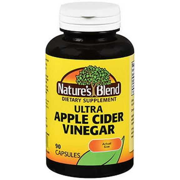 Nature's Blend Ultra Apple Cider Vinegar Capsules, 600 mg, 90 Count