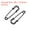 Black, variant on Safety Pins 1.57 Inch Large Metal Sewing Pins Black 24Pcs