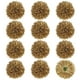 thumbnail image 1 of Uxcell 12-Pack Cabezas de Flores Artificiales, Flores de Seda de Crisantemo Falsas para DIY Hogar/Boda/Centros de Mesa [Dorado], 1 of 1