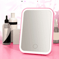 thumbnail image 4 of LED Vanity Mirror with Lights Portable Cosmetic Travel Tabletop Make Up Lighted Desk Mirror USB Rechargeable Pink, 4 of 10