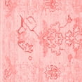 thumbnail image 1 of Ahgly Company Indoor Square Abstract Red Modern Area Rugs, 6' Square, 1 of 4