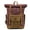 Red, variant on Retro contrast color waterproof rucksack,Green