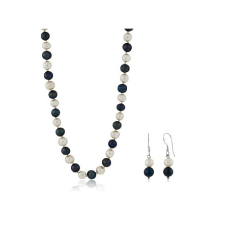 Blue Freshwater Pearl - 18