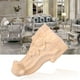 thumbnail image 1 of Patas De Gabinete Talladas, Pata De Mesa Tallada, Patrones De Tallado Exquisitos De Estilo Europeo Sala De Estar Sólida Duradera Para El Hogar EOTVIA Carved Furniture Leg, 1 of 8