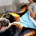 thumbnail image 3 of Bulldog Francés anti-pilling, suave, ligera, esponjosa y acogedora de lujo para hogar y cocina – Perfecta para niños y adultos,110X70cm, 3 of 6