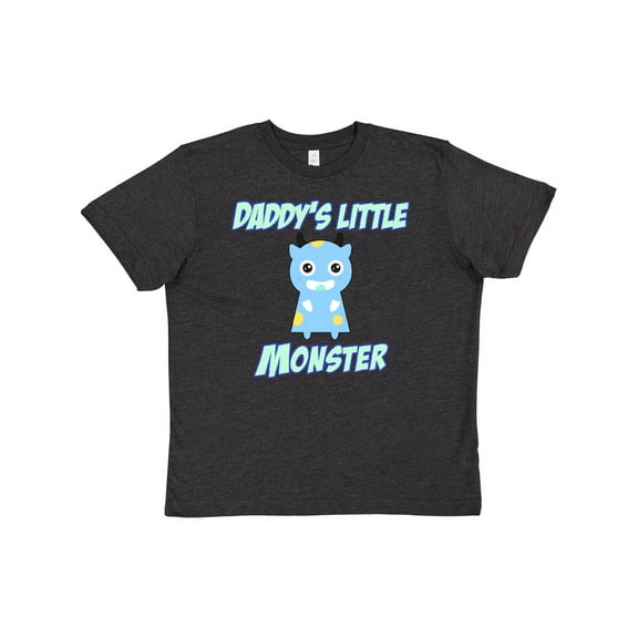 Inktastic Daddys little monster Youth T-Shirt