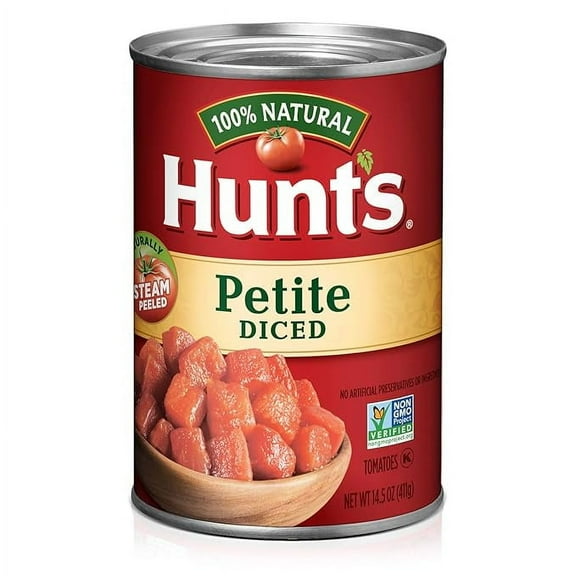 Hunt's Petite Diced Tomatoes, Keto Friendly, 14.5 oz