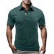 thumbnail image 1 of Mens Manga Corta Botón Abajo Camisas Primavera Verano Casual Cuello Cuadrado, Transpirable Punto para el Golf Y el Uso Diario, 1 of 9