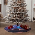 thumbnail image 4 of Fotbe Book Glowing Mushrooms Pattern Christmas Tree Skirt, Tree Skirts Plush Christmas Decorations, Christmas Tree Skirts Xmas Decorations Holiday Party Decor-48", 4 of 6