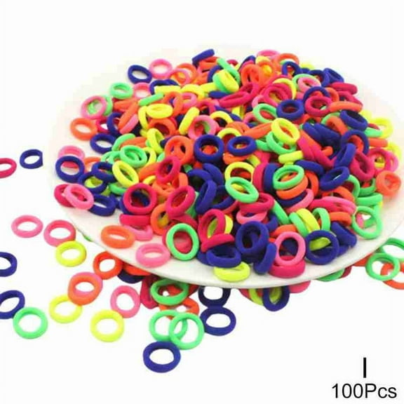 ZOUBAOQ Baby Hair Ties,Cotton Toddler Soft Hair Ties For Baby Girls, Elastic Bands Small For Ponytail Bands Rubber Hair