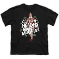 thumbnail image 2 of Elf Cotton-Headed Ninny Muggins Kids T Shirt (Large) for Youth Toddler Boys and Girls, Black, 2 of 5
