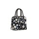 thumbnail image 1 of Naiovety Fiambrera portátil, bolsa de tela impermeable, enfriador térmico de alimentos, bolsa de almacenamiento de Picnic con aislamiento de flores, Kits de desorden para acampar Negro Naiovety OD027724-04, 1 of 6