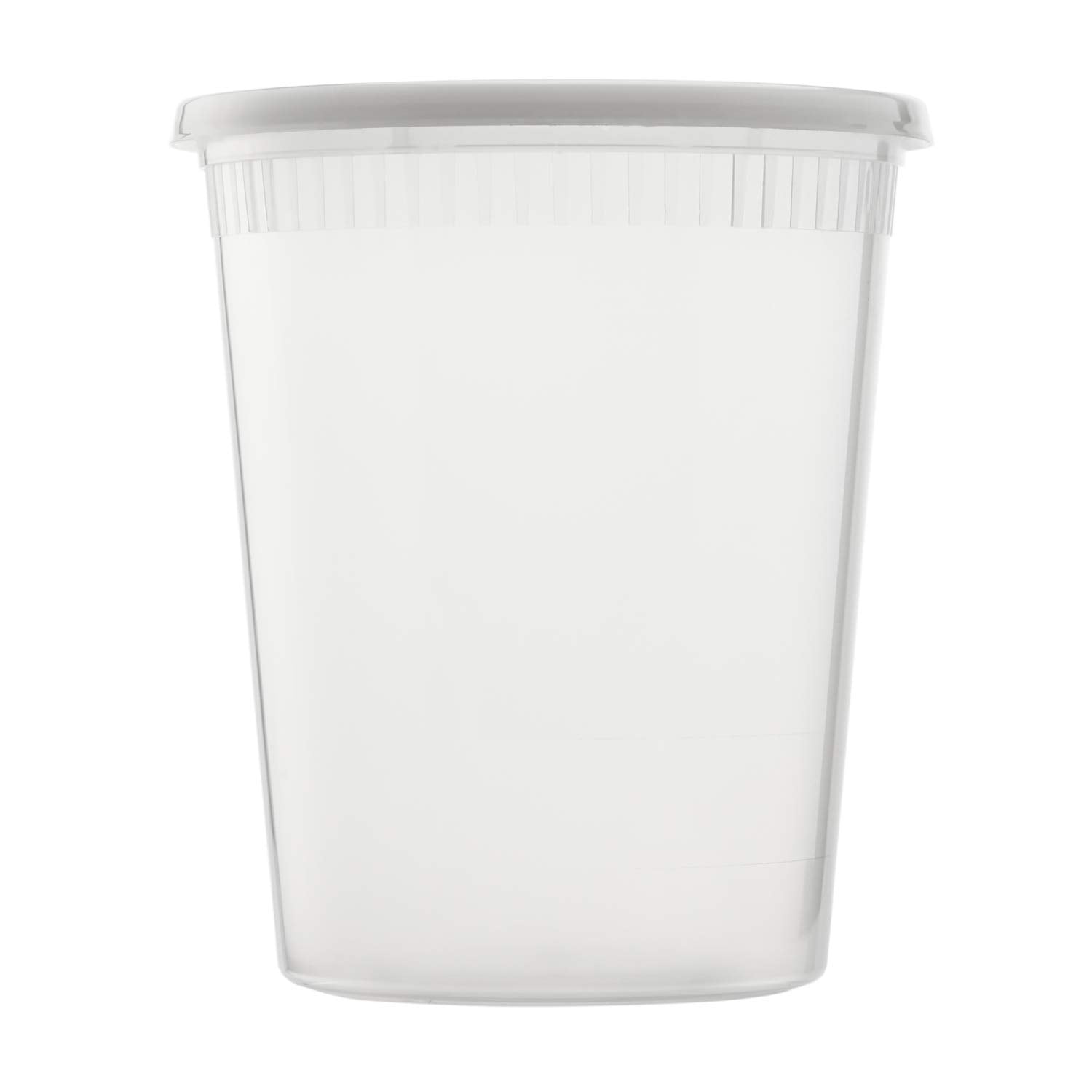 Plastic Deli Containers with Lid, 16 oz, Clear, Plastic, 240/Carton -  mastersupplyonline