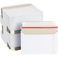 thumbnail image 4 of 1000Pack Rigid Mailers That Stay Flat 6.5x4.5 with Self Adhesive Seal,250gsm Bulk White Cardboard Envelopes Sleeves for Shipping Photo, Documents, Art Prints, Business, Office Supplies, 4 of 4
