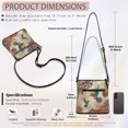thumbnail image 7 of Tutolipy Hummingbirds Purse Satchel, Waterproof Satchel Bag PU Leather Smooth Zipper Single Shoulder Bag for Outdoor Activities Daily Life, 7 of 7