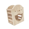 thumbnail image 2 of Yinanstore Natural Wooden Rabbit Hay Rack Food Dispenser Manger Hay Feeder Hanging Hay Dispenser for Rabbits Small Animals Bunny Chinchilla Less Wasted, 2 of 6