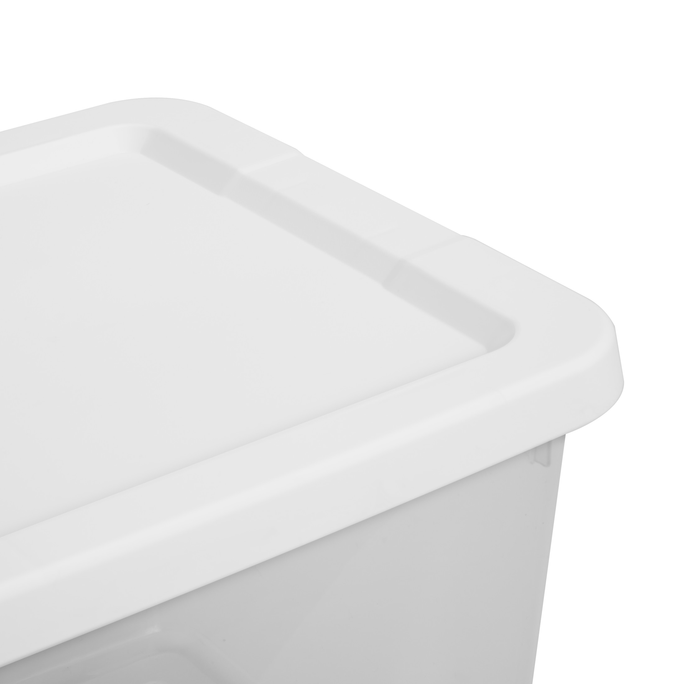 Sterilite 12-Quart Storage Bins with Lids, Clear, Set of 4 photo 7