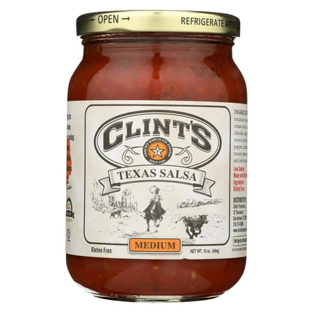 Clint s Texas Medium Salsa  16-ounce Jars (Pack of 6)
