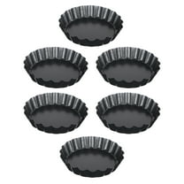 RENACLIPY 6-Piece Non-Stick Carbon Steel Bakeware Set for Pies, Cakes, Tarts, and Desserts, Baking Pans