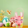 thumbnail image 1 of DIY Easter Felt Tote Bag Reusable Eggs & Candy Storage Pouch, Kids Gift Basket, Holiday Craft Decoration, Handmade Design, 1 of 6