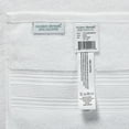 thumbnail image 6 of Modern Threads Hotel Collection 6-Pack 100% Ring Spun Cotton, Highly Absorbent Quick Drying Bath Towel Set, White, 24" x 48", 6 of 6