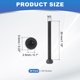 thumbnail image 2 of Tornillos de cabeza hexagonal Uxcell M3 x 30mm, 50 unidades de grado 12.9 con llave, negro, 2 of 6