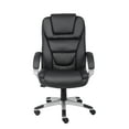 thumbnail image 6 of Boss Office Products LeatherPlus Executive Chair with Casters, Black, 6 of 11