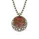 thumbnail image 1 of Dibujo abstracto, rojo de peces Colgante Estrella Collar Luna Cadena Joyas Unbranded M, 1 of 3