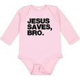 thumbnail image 3 of Inktastic Jesus Saves Bro Christian Boys or Girls Long Sleeve Baby Bodysuit, 3 of 5
