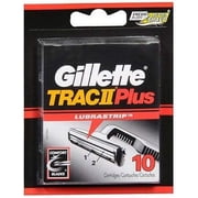 Gillette Trac II Plus Cartridges 10 Each (Pack of 2)