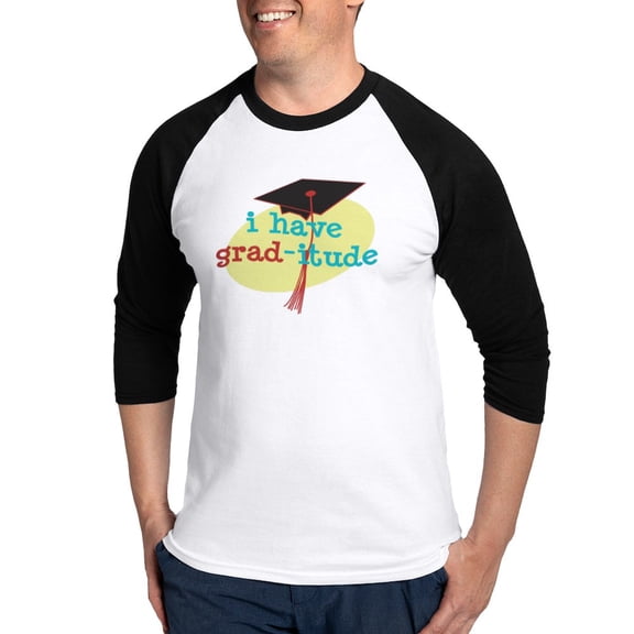 CafePress - Grad Itude - Cotton Baseball Jersey, 3/4 Raglan Sleeve Shirt