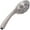 Brushed Nickel, variant on Aqua Elegante 6 Function Handheld Shower Head for High Pressure Showers - 2.5 GPM - Chrome