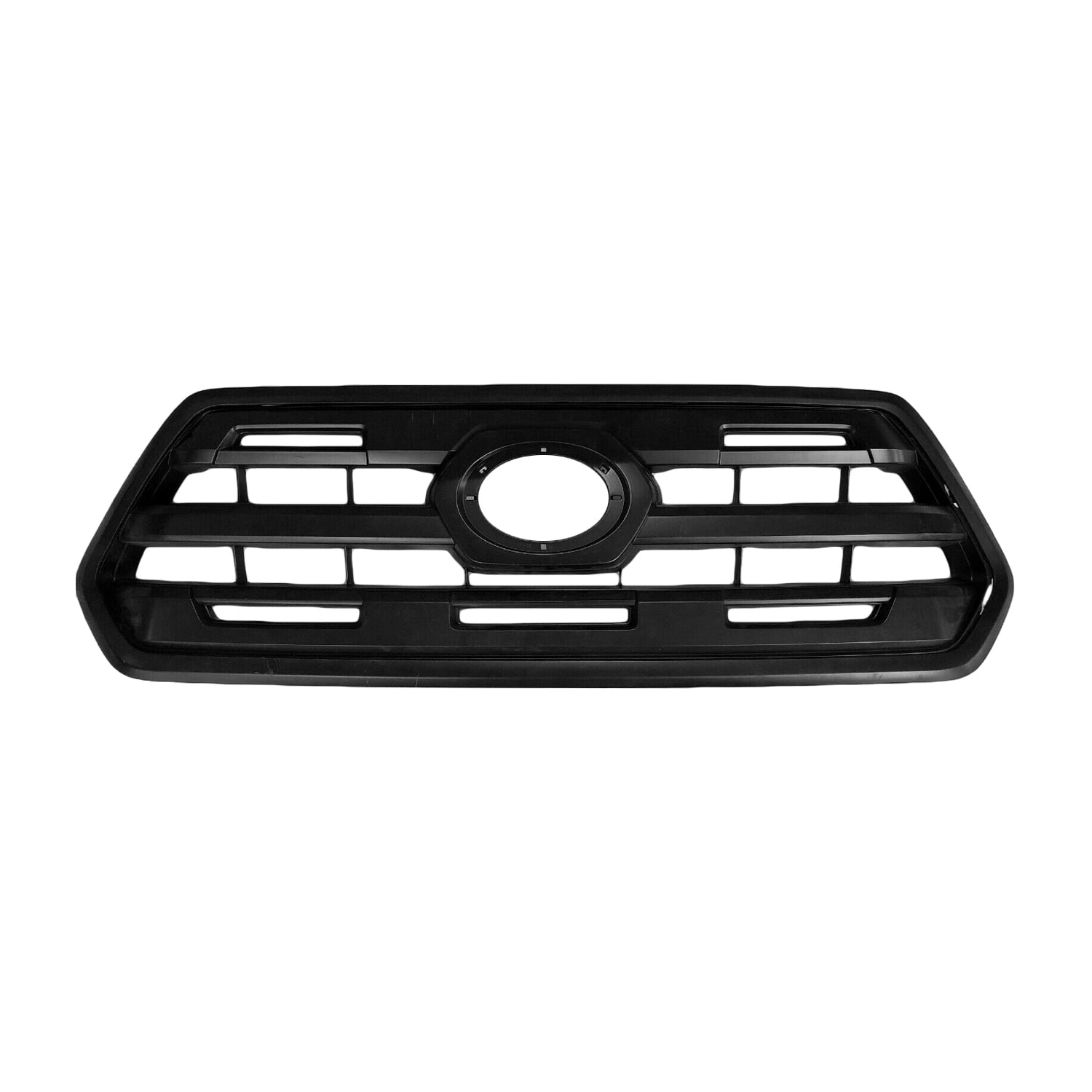 Grille Assembly Compatible with 2003-2006 Toyota Tundra ABS Plastic Painted Black Shell and Insert Regular/Access Cab Base Model 