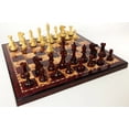 thumbnail image 2 of BLOOD ROSEWOOD 3 3/4" Kg Anderssen Staunton Wood Chess Set 18" Cherry Color Bd, 2 of 6