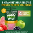thumbnail image 6 of GoGo squeeZ Active Energy No Sugar Added Strawberry Guava Fruit Blend Pouches, 3.9 oz (4 Pack), 6 of 15