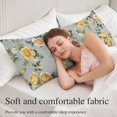 thumbnail image 5 of Yellow Rose Long Body Pillow Covers, Vintage Country PlantsFloral Vines Soft Breathable Throw Pillow Cases with Invisible Zipper, Decorative Pillowcase Pillows Protectors for Sofa Bed Couch 20"x60", 5 of 9